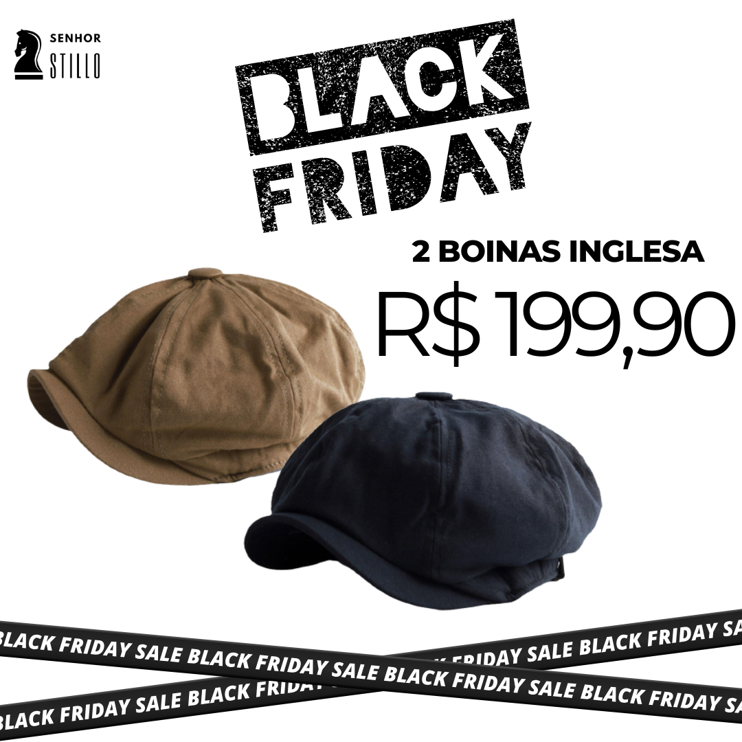 Boina Masculina Inglesa - Black Friday