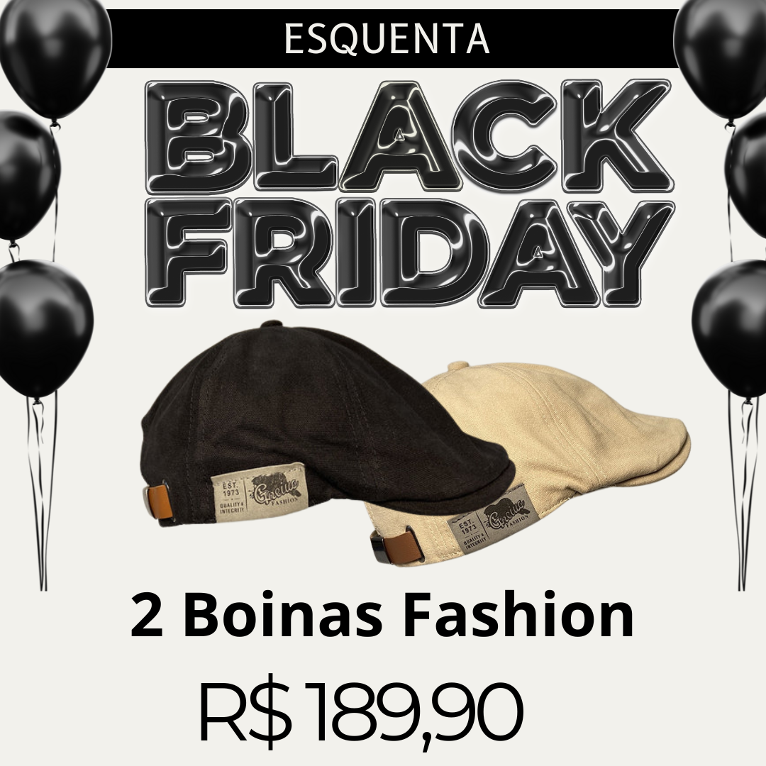 Boina Masculina Fashion - Black Friday