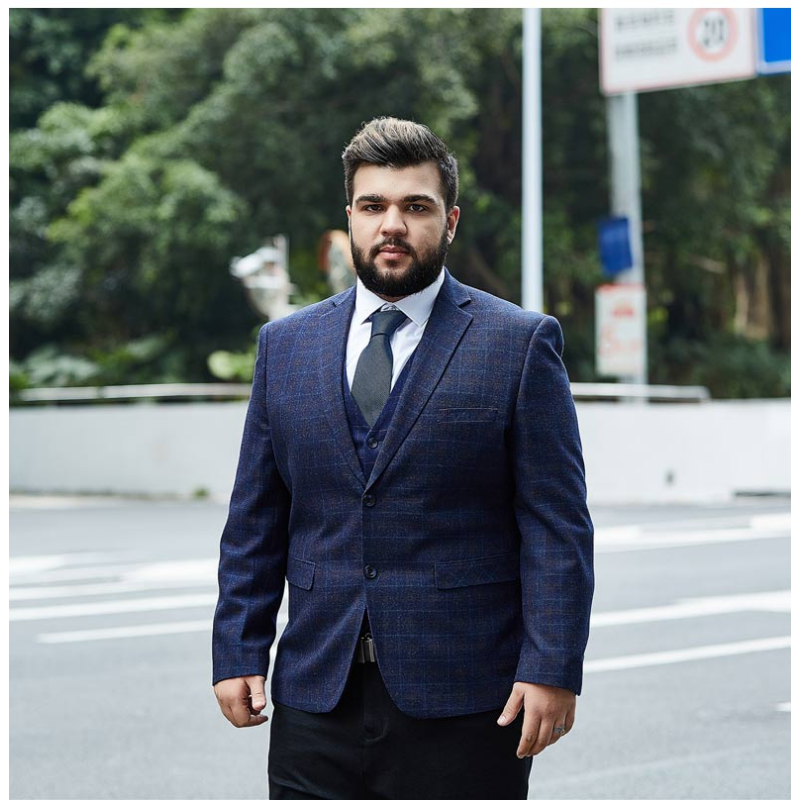 Blazer Masculino Plus Size Elegante