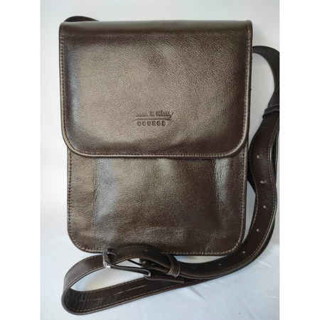 Shoulder Bag Masculina Couro Vintage