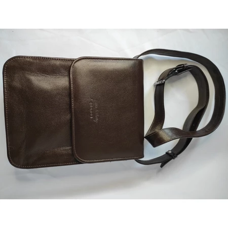 Shoulder Bag Masculina Couro Vintage