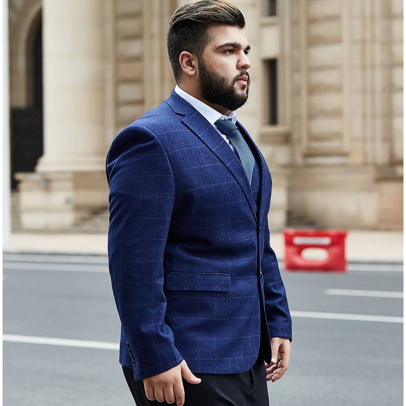 Blazer Masculino Plus Size Elegante